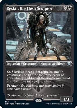 Keskit, the Flesh Sculptor (Foil Etched) [Commander Legends] | Fandemonia Ltd
