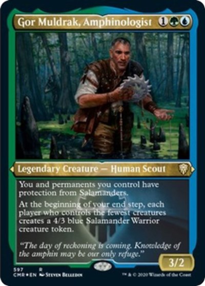 Gor Muldrak, Amphinologist (Foil Etched) [Commander Legends] | Fandemonia Ltd