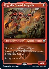 Rograkh, Son of Rohgahh (Foil Etched) [Commander Legends] | Fandemonia Ltd