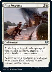 First Response [Commander Legends] | Fandemonia Ltd
