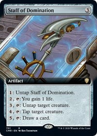 Staff of Domination (Extended Art) [Commander Legends] | Fandemonia Ltd