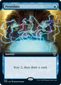 Preordain (Extended Art) [Commander Legends] | Fandemonia Ltd