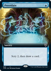 Preordain (Extended Art) [Commander Legends] | Fandemonia Ltd