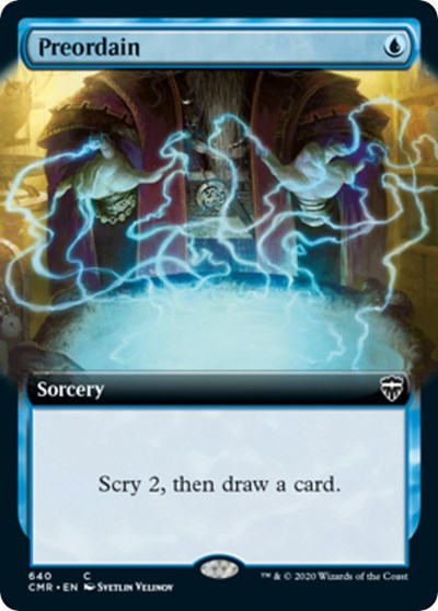 Preordain (Extended Art) [Commander Legends] | Fandemonia Ltd