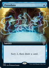 Preordain (Extended Art) [Commander Legends] | Fandemonia Ltd
