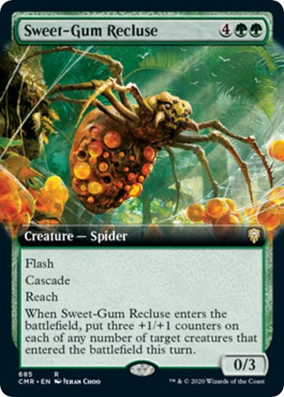 Sweet-Gum Recluse (Extended Art) [Commander Legends] | Fandemonia Ltd