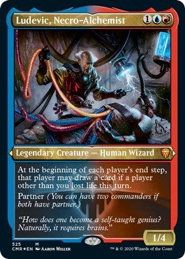 Ludevic, Necro-Alchemist (Foil Etched) [Commander Legends] | Fandemonia Ltd