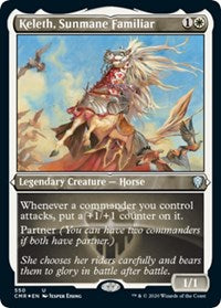 Keleth, Sunmane Familiar (Foil Etched) [Commander Legends] | Fandemonia Ltd