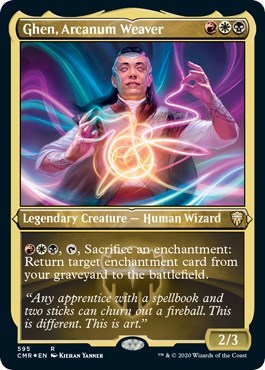 Ghen, Arcanum Weaver (Foil Etched) [Commander Legends] | Fandemonia Ltd