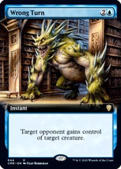 Wrong Turn (Extended Art) [Commander Legends] | Fandemonia Ltd