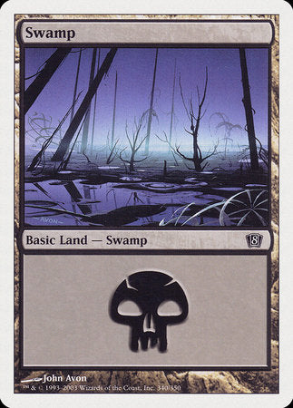Swamp (340) [Eighth Edition] | Fandemonia Ltd
