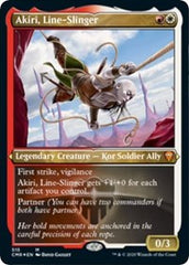 Akiri, Line-Slinger (Foil Etched) [Commander Legends] | Fandemonia Ltd