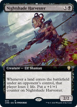 Nightshade Harvester (Extended Art) [Commander Legends] | Fandemonia Ltd