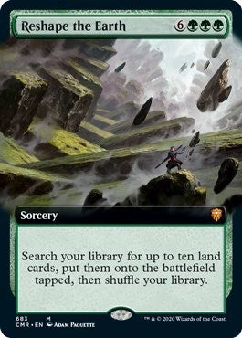 Reshape the Earth (Extended Art) [Commander Legends] | Fandemonia Ltd