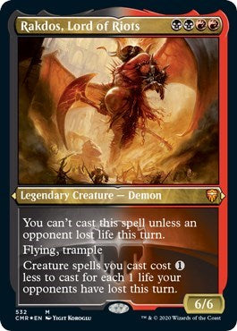 Rakdos, Lord of Riots (Foil Etched) [Commander Legends] | Fandemonia Ltd