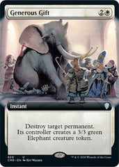 Generous Gift (Extended Art) [Commander Legends] | Fandemonia Ltd
