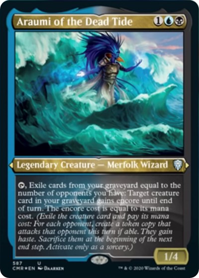 Araumi of the Dead Tide (Foil Etched) [Commander Legends] | Fandemonia Ltd