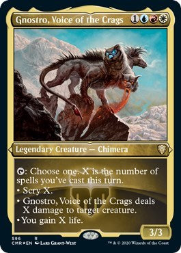 Gnostro, Voice of the Crags (Foil Etched) [Commander Legends] | Fandemonia Ltd