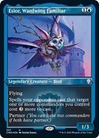 Esior Wardwing Familiar (Foil Etched) [Commander Legends] | Fandemonia Ltd
