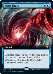 Mana Drain (Extended Art) [Commander Legends] | Fandemonia Ltd