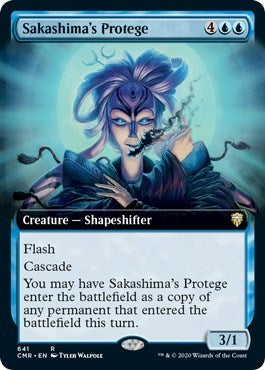 Sakashima's Protege (Extended Art) [Commander Legends] | Fandemonia Ltd