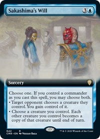 Sakashima's Will (Extended Art) [Commander Legends] | Fandemonia Ltd