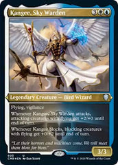 Kangee, Sky Warden (Foil Etched) [Commander Legends] | Fandemonia Ltd