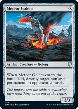 Meteor Golem (467) [Commander Legends] | Fandemonia Ltd