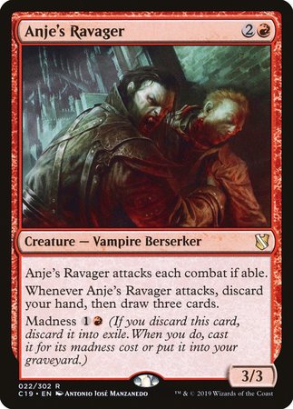 Anje's Ravager [Commander 2019] | Fandemonia Ltd