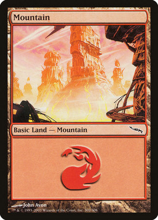 Mountain (302) [Mirrodin] | Fandemonia Ltd