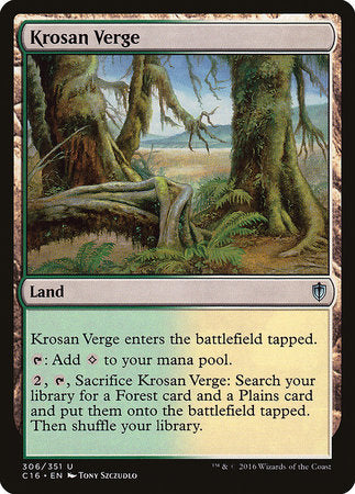 Krosan Verge [Commander 2016] | Fandemonia Ltd