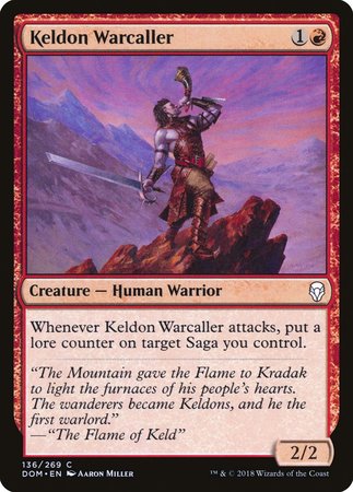 Keldon Warcaller [Dominaria] | Fandemonia Ltd