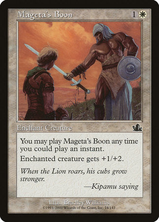 Mageta's Boon [Prophecy] | Fandemonia Ltd