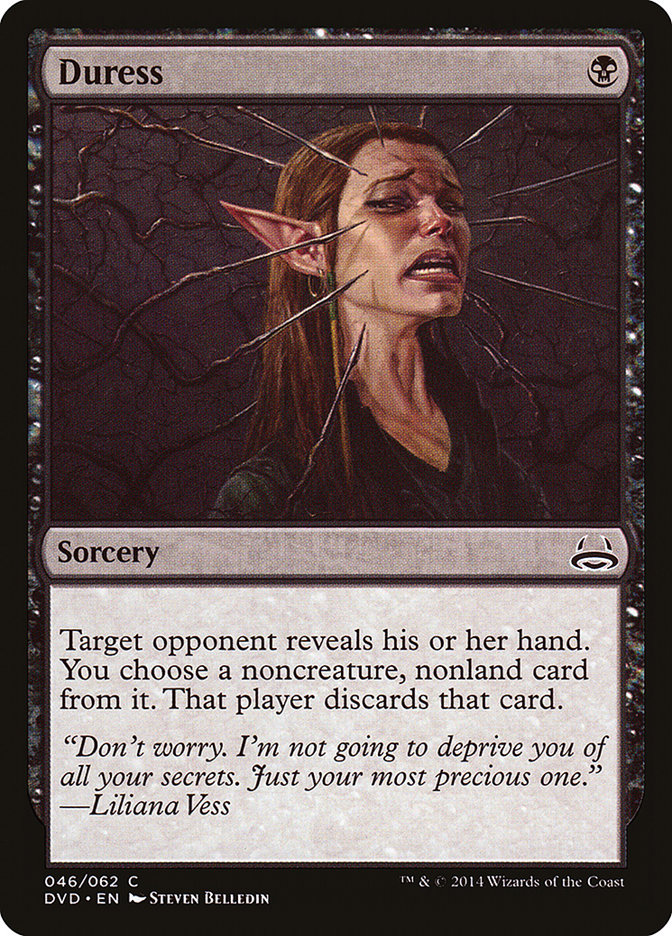 Duress (Divine vs. Demonic) [Duel Decks Anthology] | Fandemonia Ltd