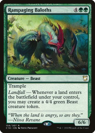 Rampaging Baloths [Commander 2018] | Fandemonia Ltd
