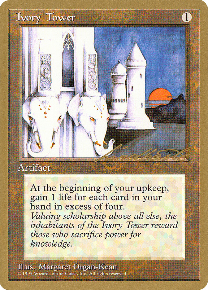 Ivory Tower (Leon Lindback) [Pro Tour Collector Set] | Fandemonia Ltd