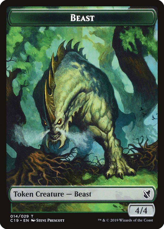 Beast (014/029) [Commander 2019 Tokens] | Fandemonia Ltd