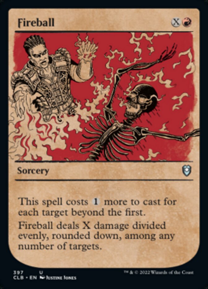 Fireball (Showcase) [Commander Legends: Battle for Baldur's Gate] | Fandemonia Ltd