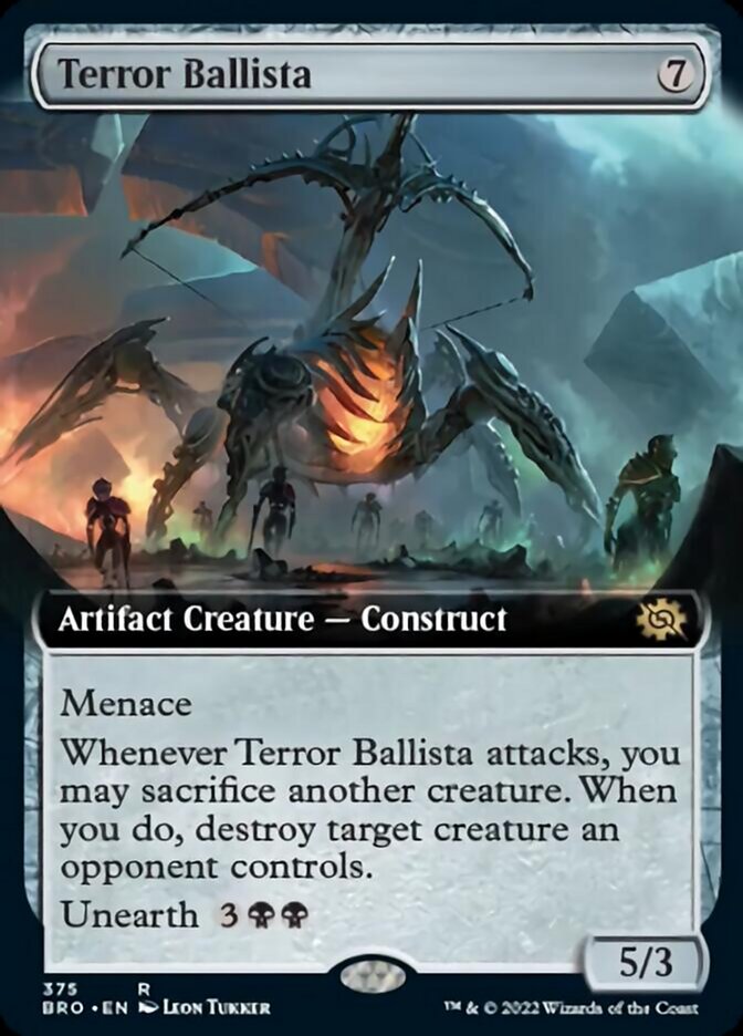Terror Ballista (Extended Art) [The Brothers' War] | Fandemonia Ltd