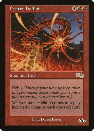 Crater Hellion [Urza's Saga] | Fandemonia Ltd