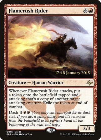 Flamerush Rider [Fate Reforged Promos] | Fandemonia Ltd