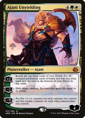 Ajani Unyielding [Aether Revolt] | Fandemonia Ltd