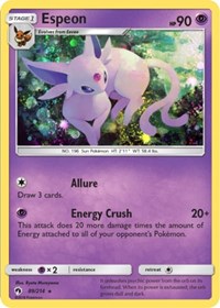 Espeon (89/214) (Cosmos Holo) (Blister Exclusive) [Sun & Moon: Lost Thunder] | Fandemonia Ltd