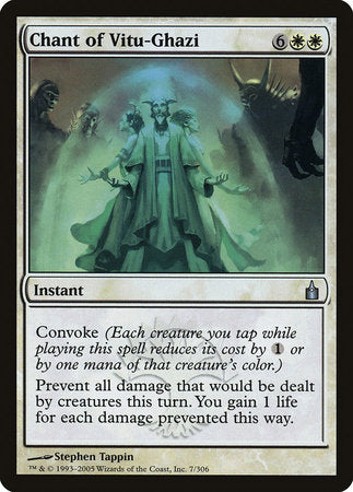 Chant of Vitu-Ghazi [Ravnica: City of Guilds] | Fandemonia Ltd