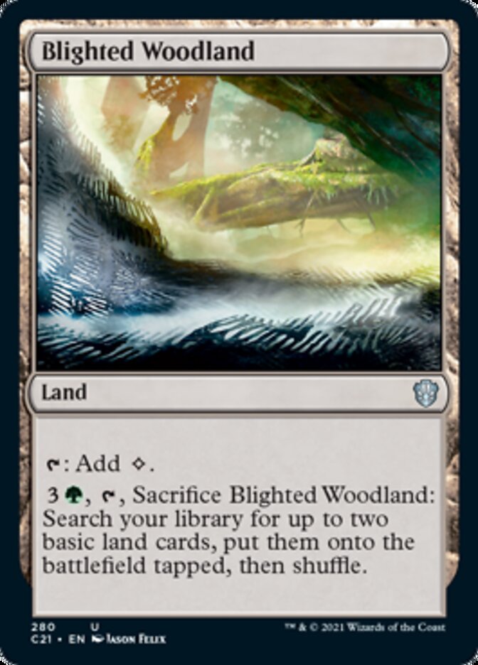 Blighted Woodland [Commander 2021] | Fandemonia Ltd