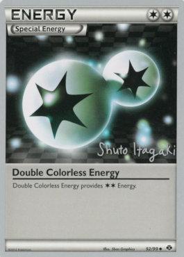 Double Colorless Energy (92/99) (Terraki-Mewtwo - Shuto Itagaki) [World Championships 2012] | Fandemonia Ltd