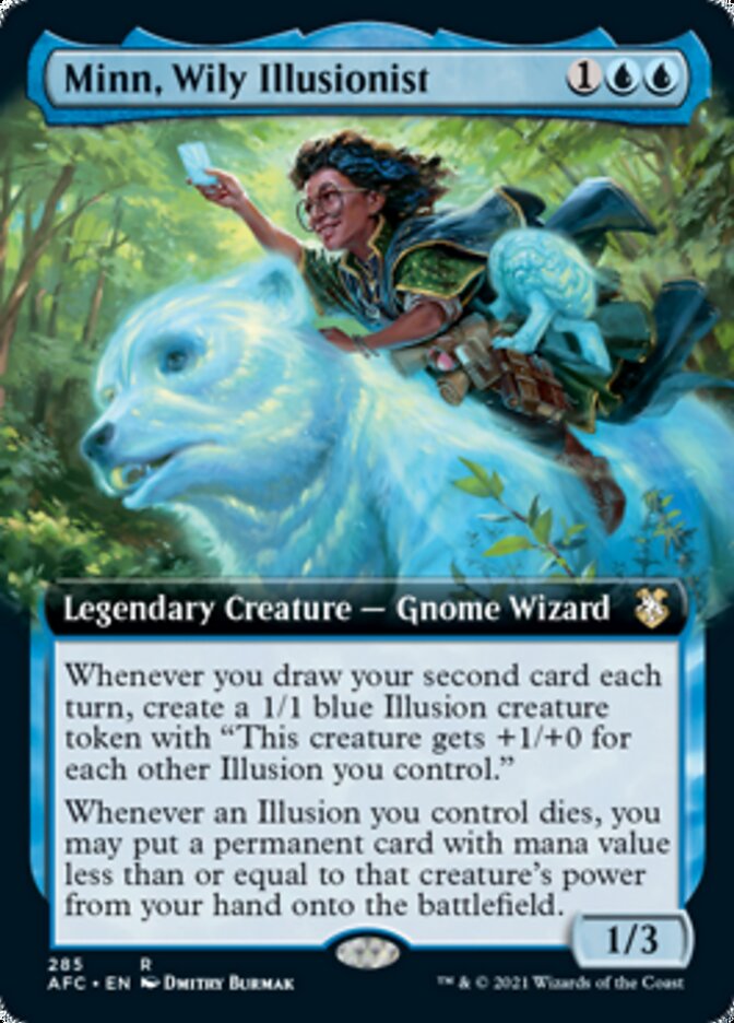 Minn, Wily Illusionist (Extended) [Dungeons & Dragons: Adventures in the Forgotten Realms Commander] | Fandemonia Ltd