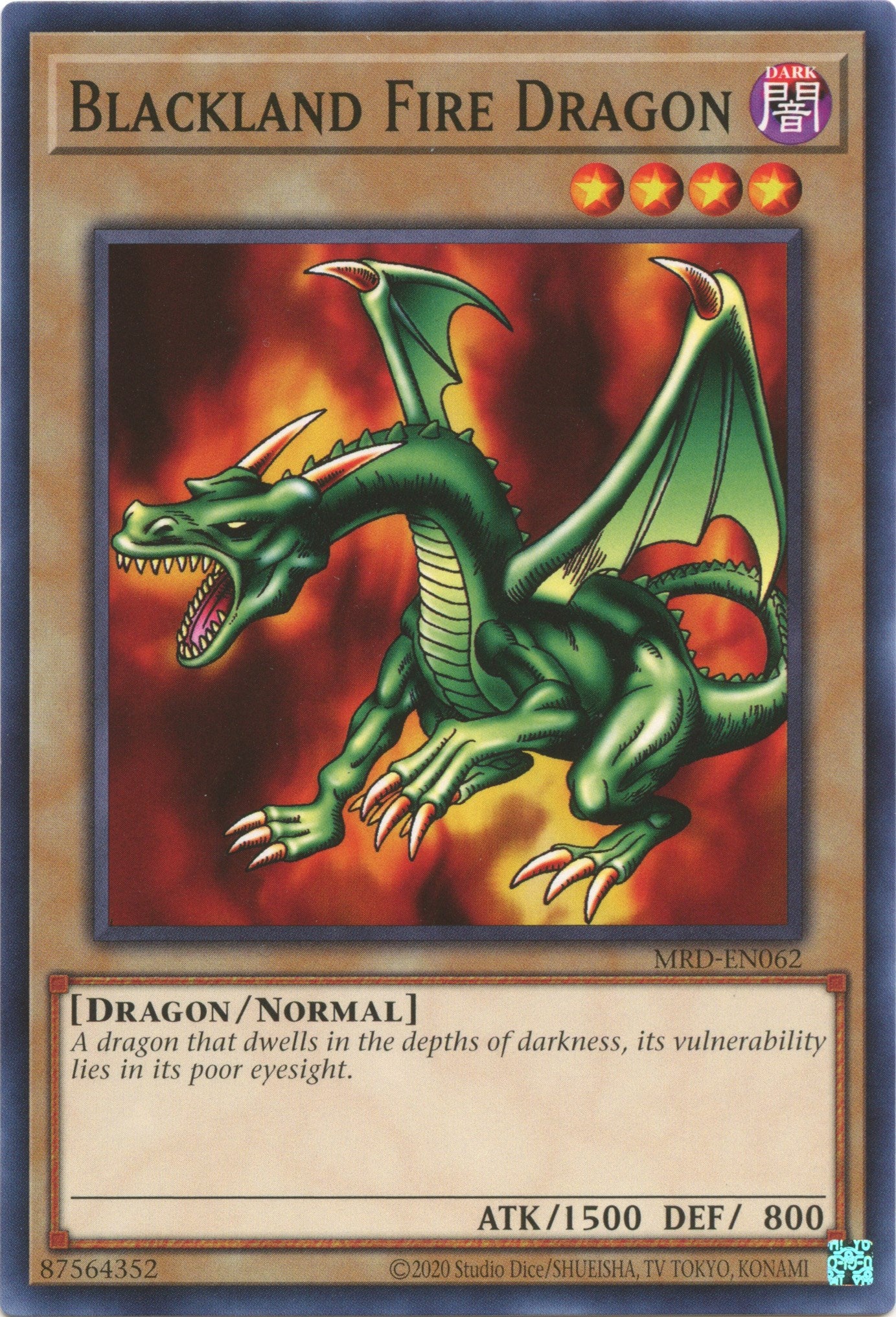 Blackland Fire Dragon (25th Anniversary) [MRD-EN062] Common | Fandemonia Ltd