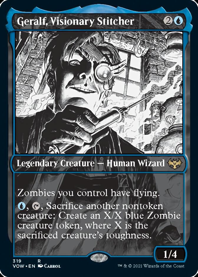 Geralf, Visionary Stitcher (Showcase Eternal Night) [Innistrad: Crimson Vow] | Fandemonia Ltd