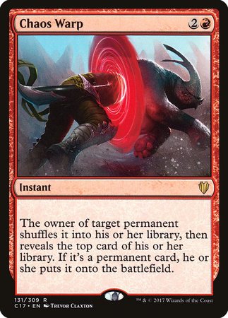 Chaos Warp [Commander 2017] | Fandemonia Ltd